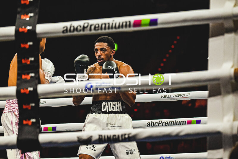 Shae Green kämpft bei Night of the Heavyweights in Mannheim