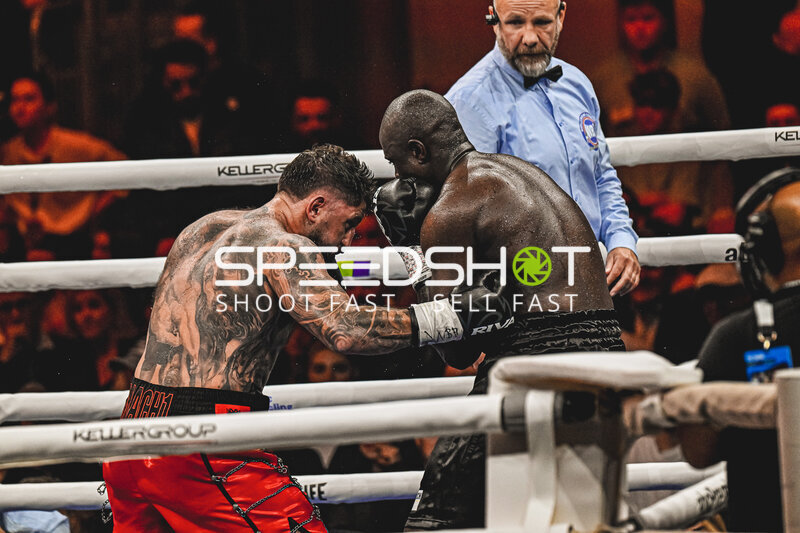 Senad Gashi (#120) vs. Peter Kadiru (#129) - Schwergewichts-Kampf in Mannheim