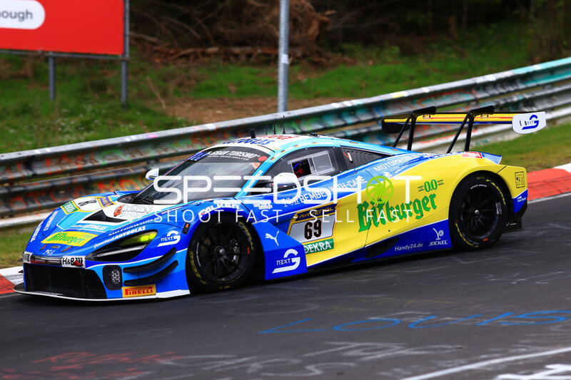McLaren #69 von Doerr Motorsport auf der Nordschleife