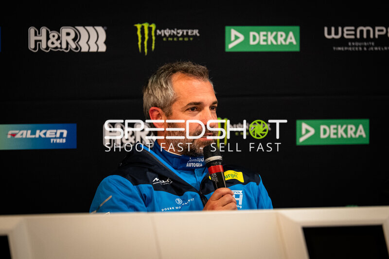 Timo Glock bei Pressekonferenz am Nürburgring