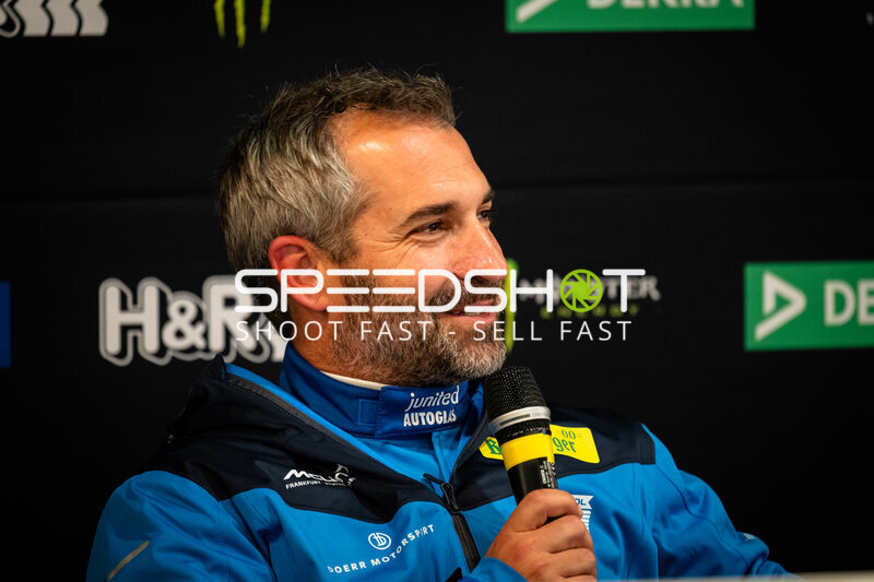 Timo Glock bei der Pressekonferenz am Nürburgring
