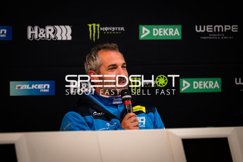 Timo Glock bei Pressekonferenz am Nürburgring