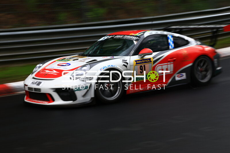 Porsche 911 GT3 #91 von Reiter Engineering auf der Nordschleife