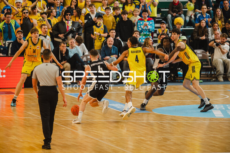 JBBL Top4 Spielszene in der Sömmeringhalle