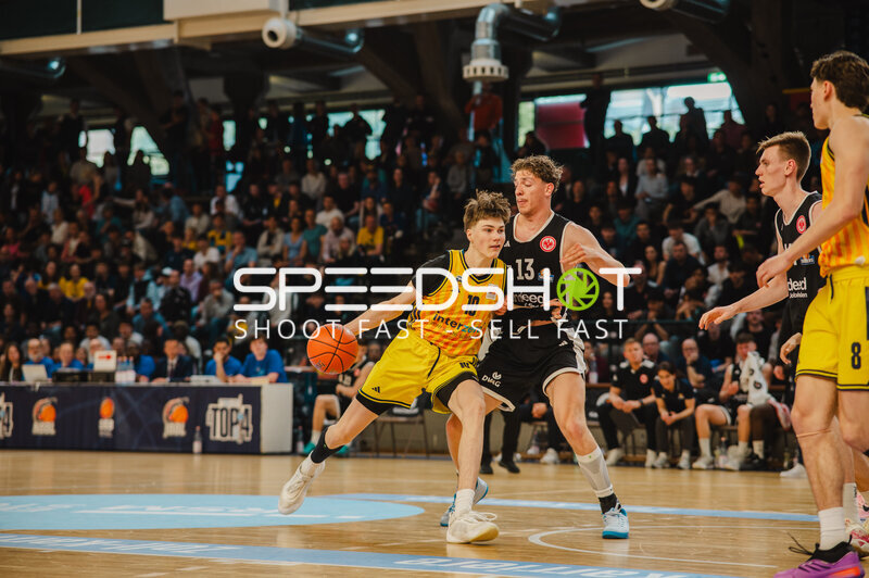 JBBL Top4 Spielszene in der Sömmeringhalle