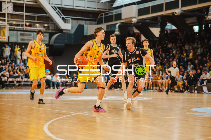 JBBL Top4 Spielszene in der Sömmeringhalle