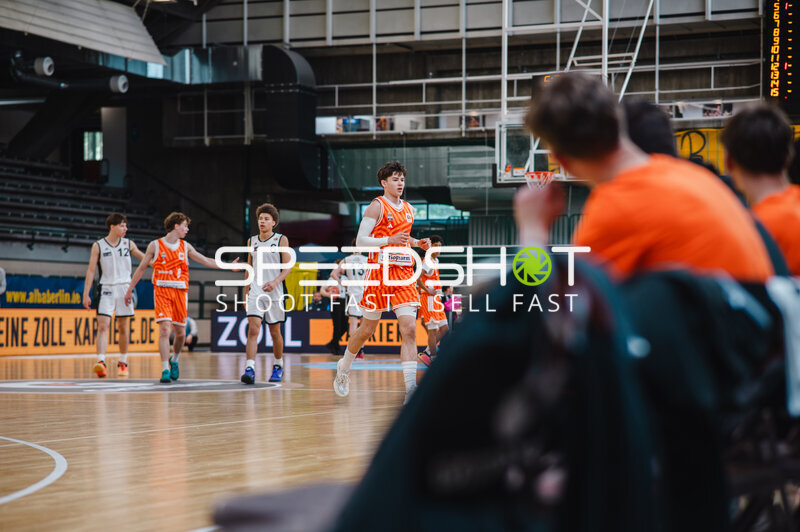 Basketball-Szene in der Sömmeringhalle