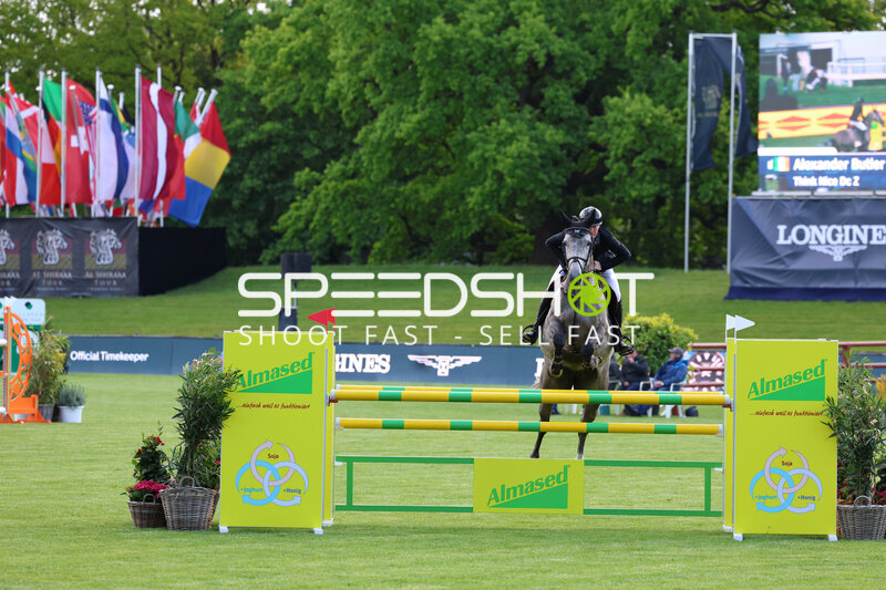 Springreiten im Derbypark Klein Flottbek, Alexander Butler