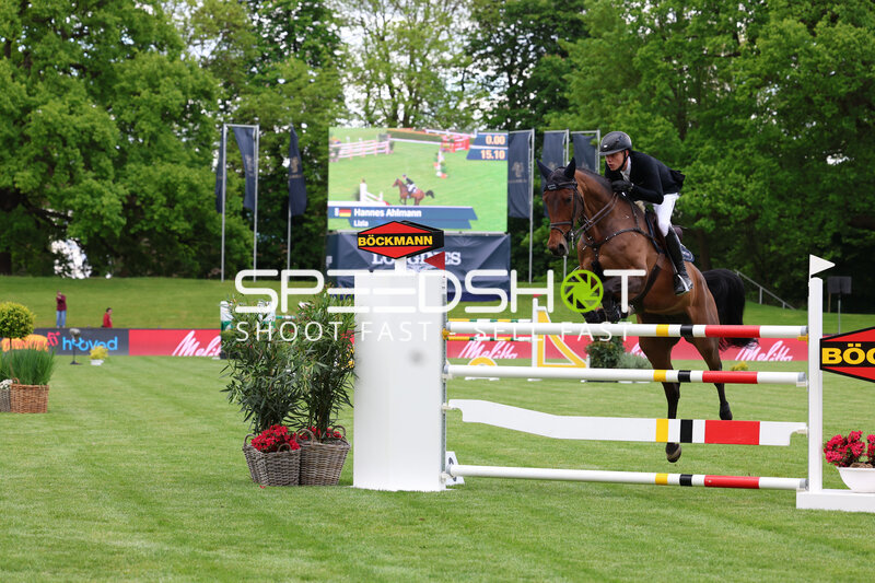 Springreiten im Derbypark Klein Flottbek, Hannes Ahlmann