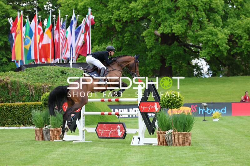 Springreiten im Derbypark Klein Flottbek, Hannes Ahlmann