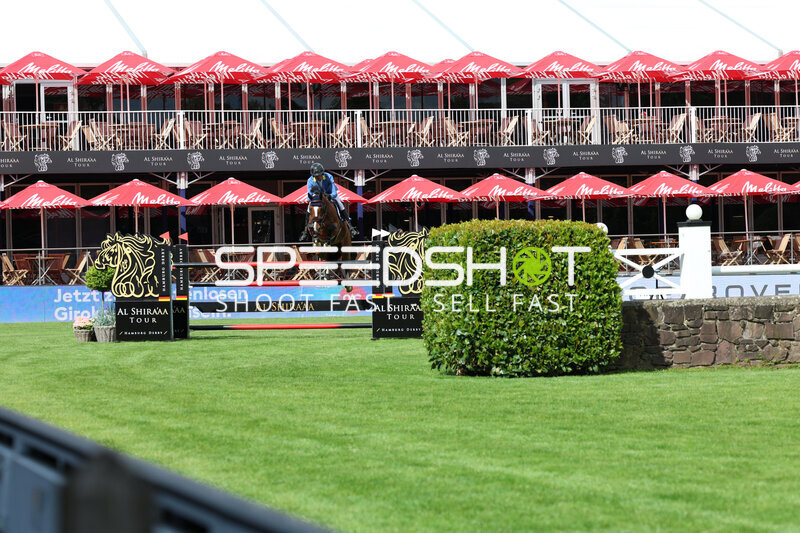 Springreiter im Derbypark Klein Flottbek