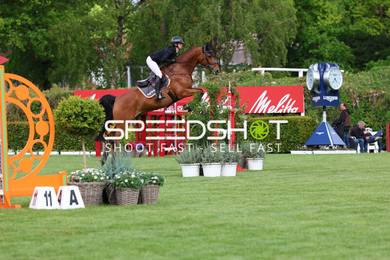 Springreiter im Derbypark Klein Flottbek