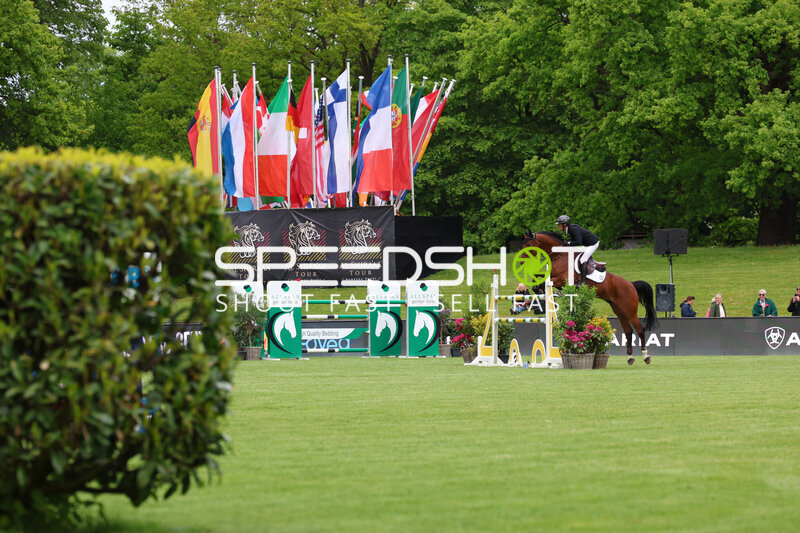 Springreiter im Derbypark Klein Flottbek