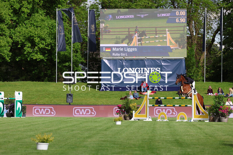 Springreiten im Derbypark Klein Flottbek