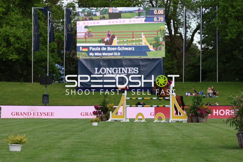 Springreiten im Derbypark Klein Flottbek