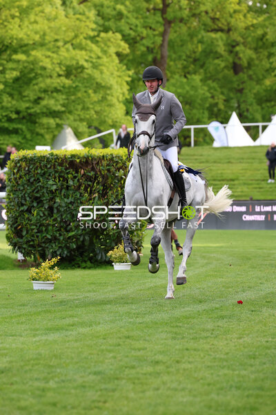 Reiter im Springparcours