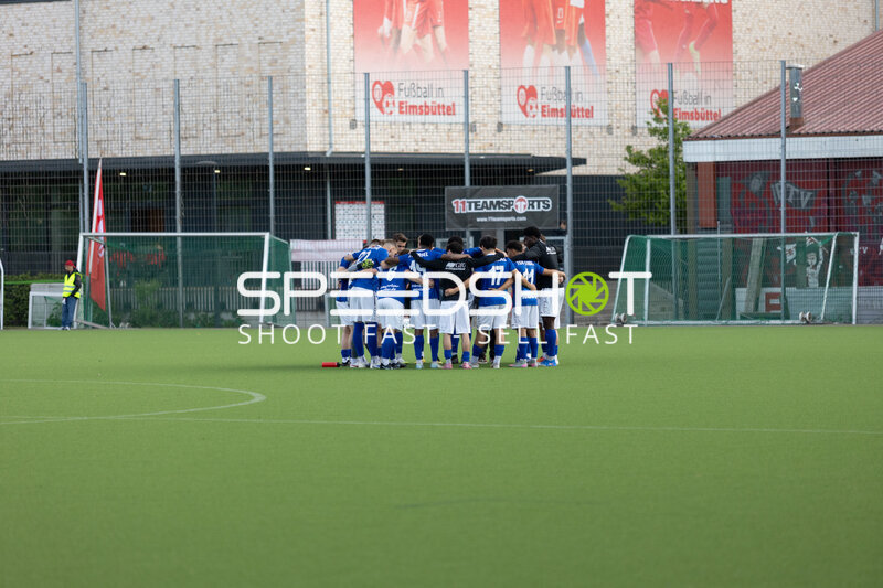 Mannschaftskreis vor Spiel