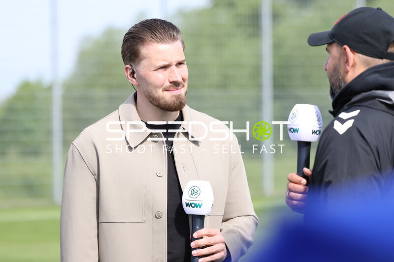 Interview am Spielfeldrand