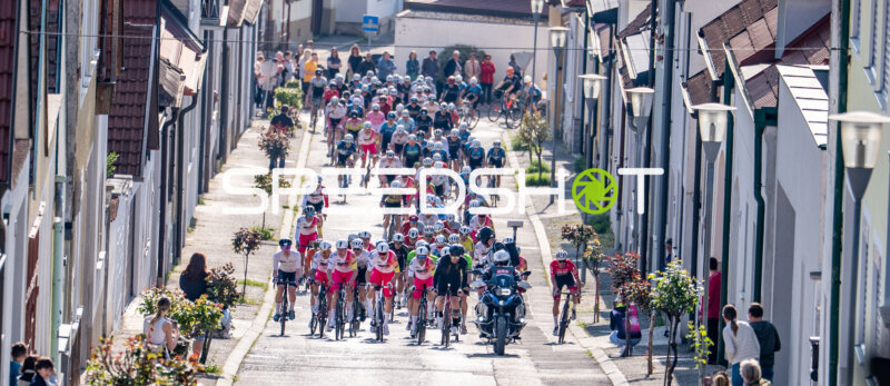 Radfahrergruppe in Mörbisch