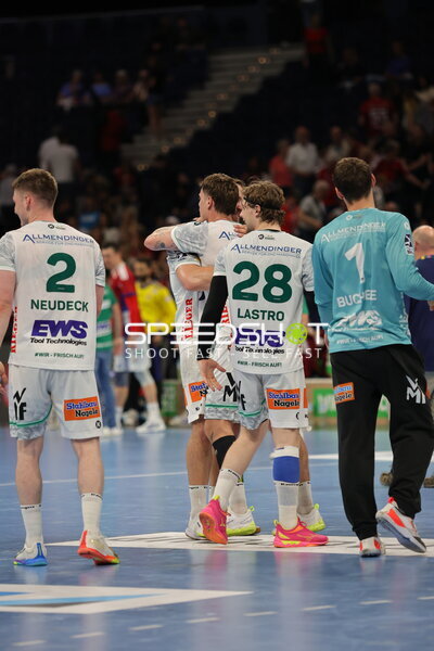 Franko Lastro (#28; Frisch Auf Göppingen) im Angriffsspiel
