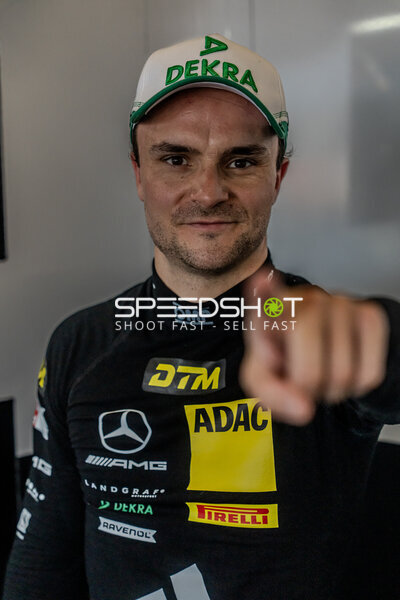 Lucas Auer (Mercedes-AMG Team Landgraf) im Fahrerlager am Circuit Zandvoort