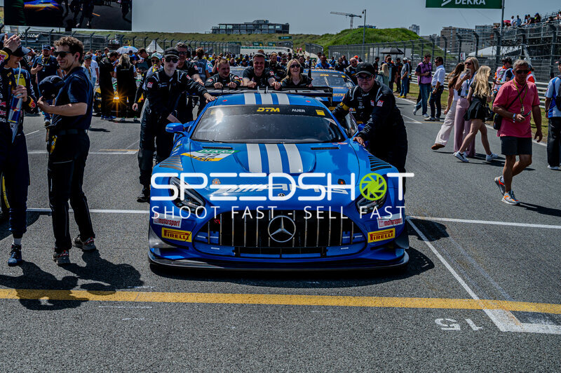 Mercedes-AMG GT3 #22 von Lucas Auer (Mercedes-AMG Team Landgraf) auf der Startaufstellung in Zandvoort