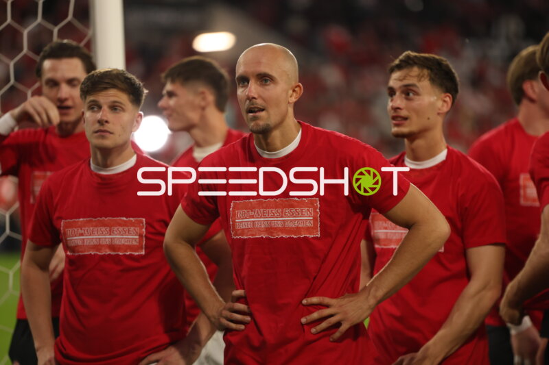 Spieler von Rot-Weiss Essen in Aktion