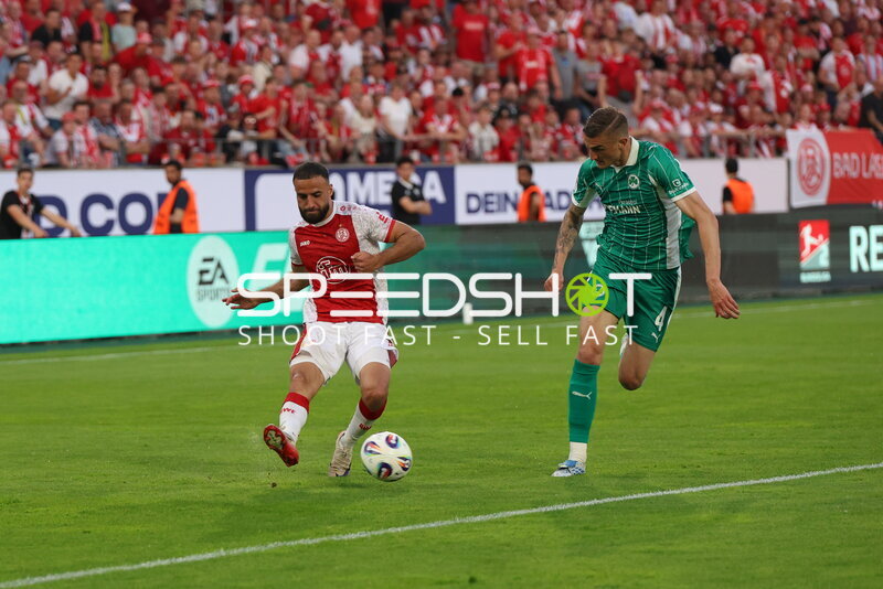 Zweikampf im Stadion