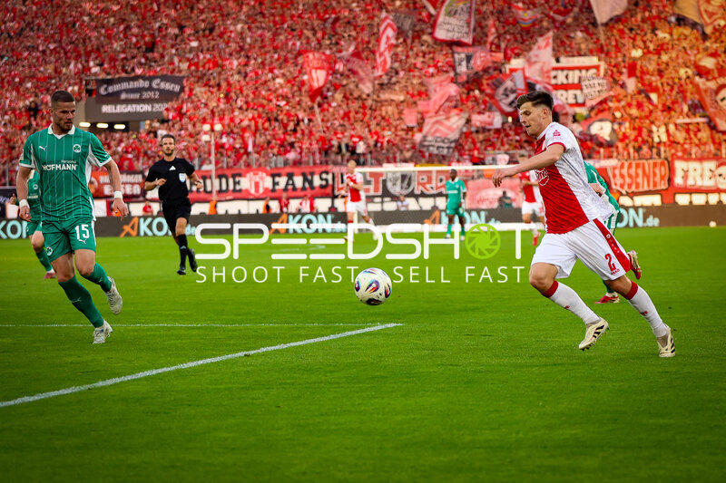 Zweikampf im Stadion