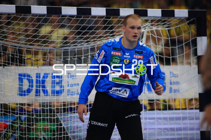 David Späth (#29; Rhein Neckar Löwen) im Tor