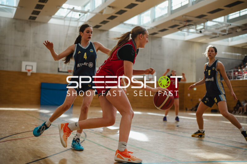 Spielszene beim Basketballspiel in Stuttgart