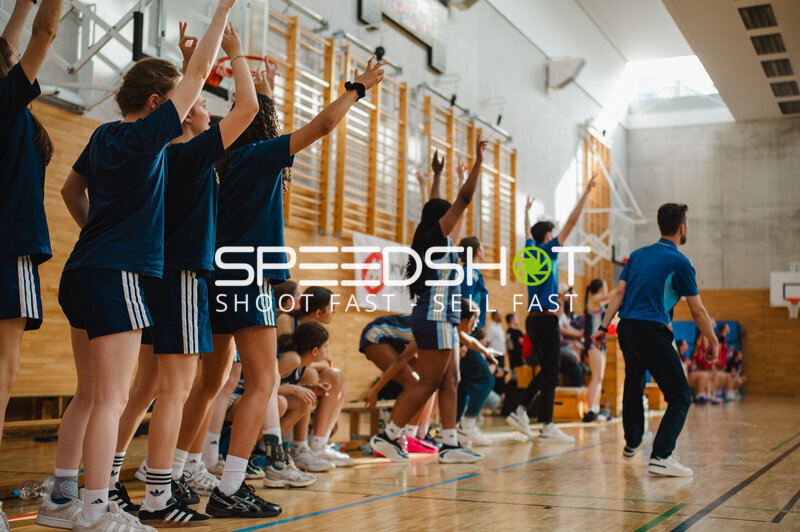 Jugendbasketball-Trainingssession in Stuttgart-Sporthalle