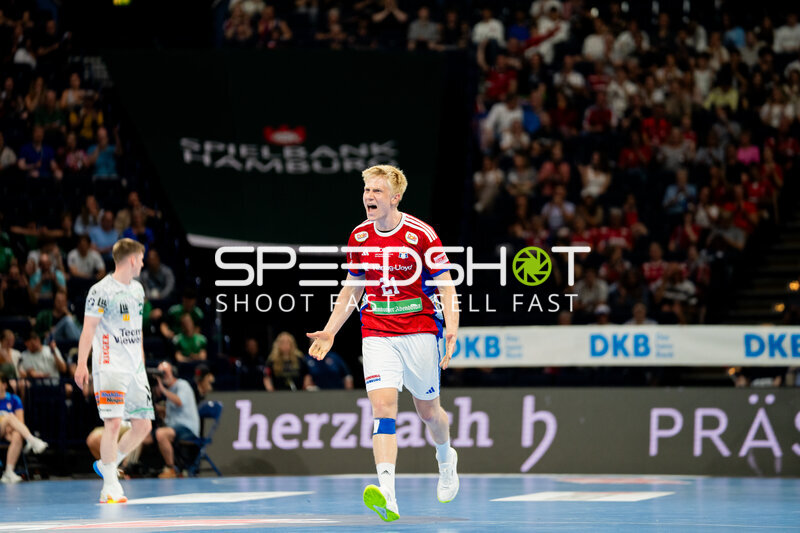 Frederik Bo Andersen (#21; HSV Hamburg) in Spielaktion