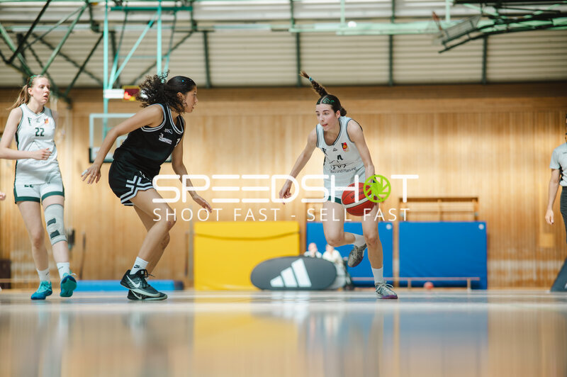 Basketballspiel in Stuttgart mit Ballkontrolle und Defensive