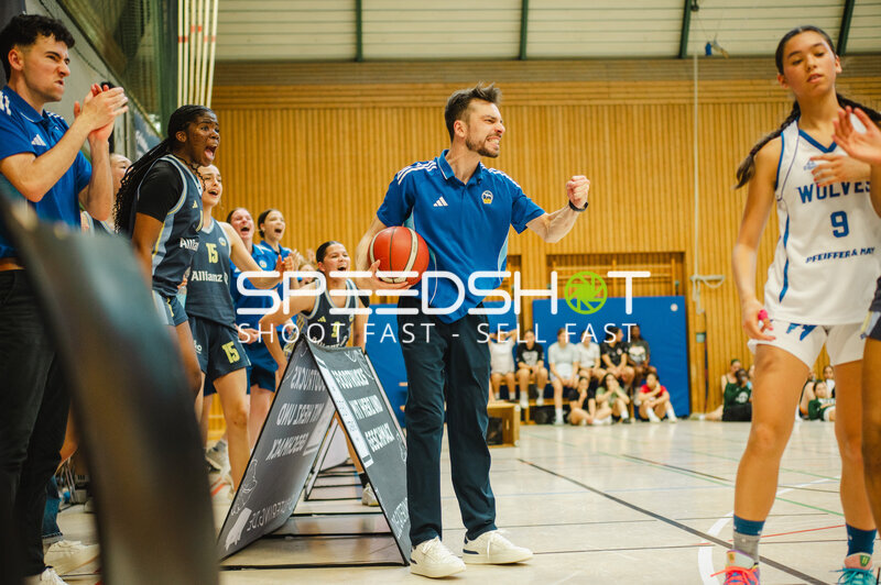 Trainingsszene beim Basketball-Event in Stuttgart