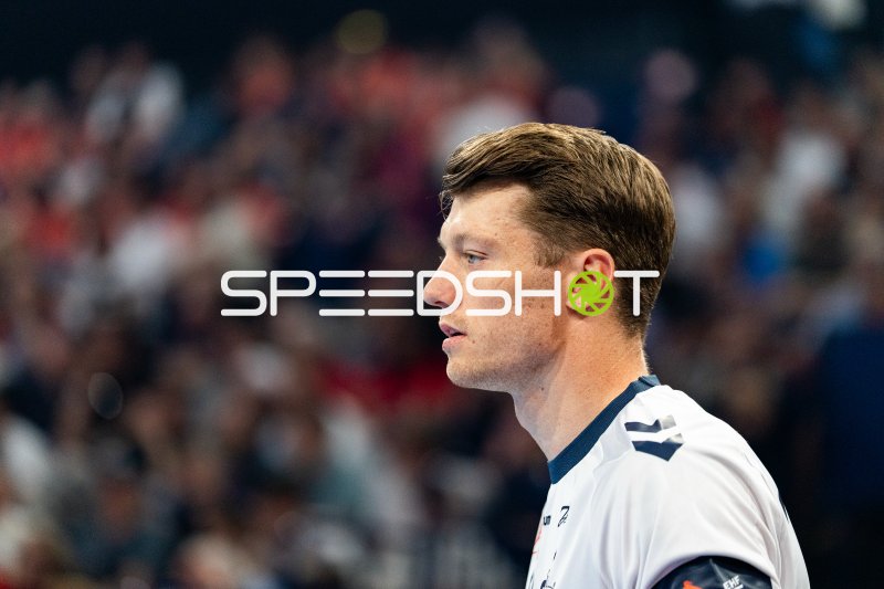 Emil Jakobsen (#31; SG Flensburg Handewitt) im Fokus