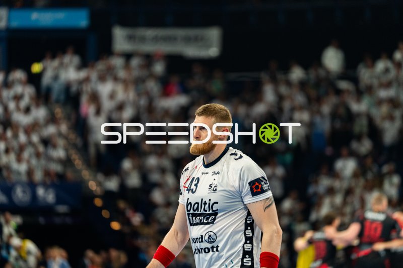 Blaž Blagotinšek (#43; SG Flensburg-Handewitt) im Fokus