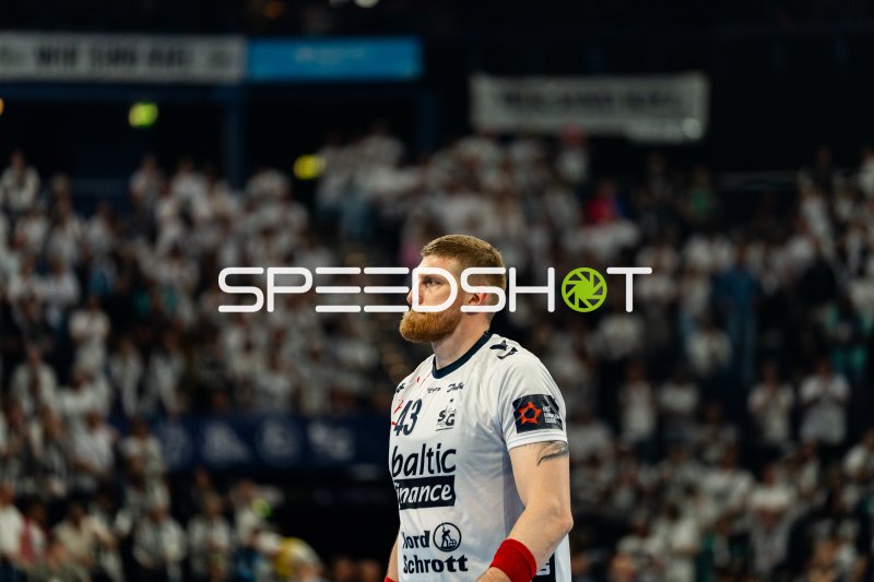 Blaž Blagotinšek (#43; SG Flensburg-Handewitt) im Spielfokus