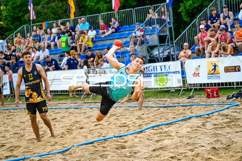 Spektakulärer Wurfversuch (#47) beim German Beach Open