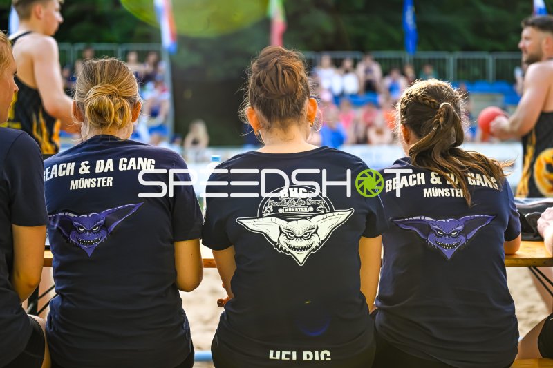 BHC Beach & da Gang Münster – Teamshirts beim Beachhandball-Event
