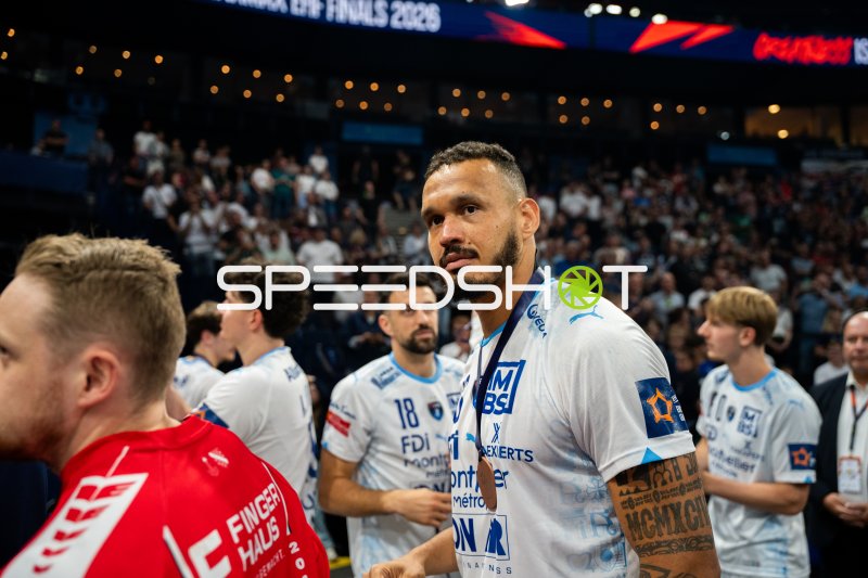 Rogerio Moraes Ferreira und Agustín Casado (#18) bei EHF Finals 2026