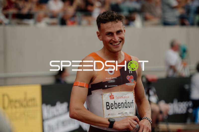 Karl Bebendorf beim Goldenen Oval in Dresden