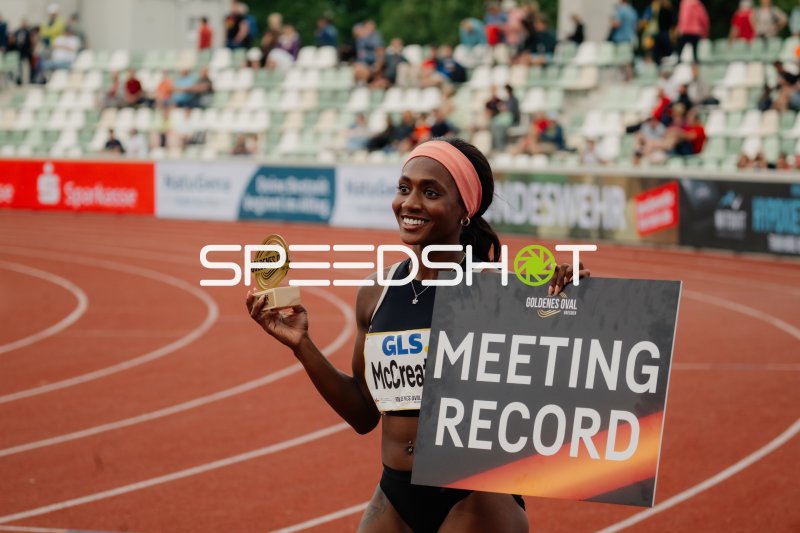 Sade McCreath feiert Meeting-Rekord beim Goldenes Oval Dresden