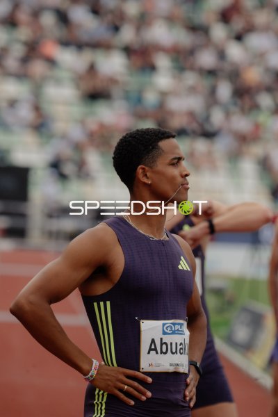 Joshua Abuaku (400 m Hürden; GER) beim Goldenen Düsseldorf