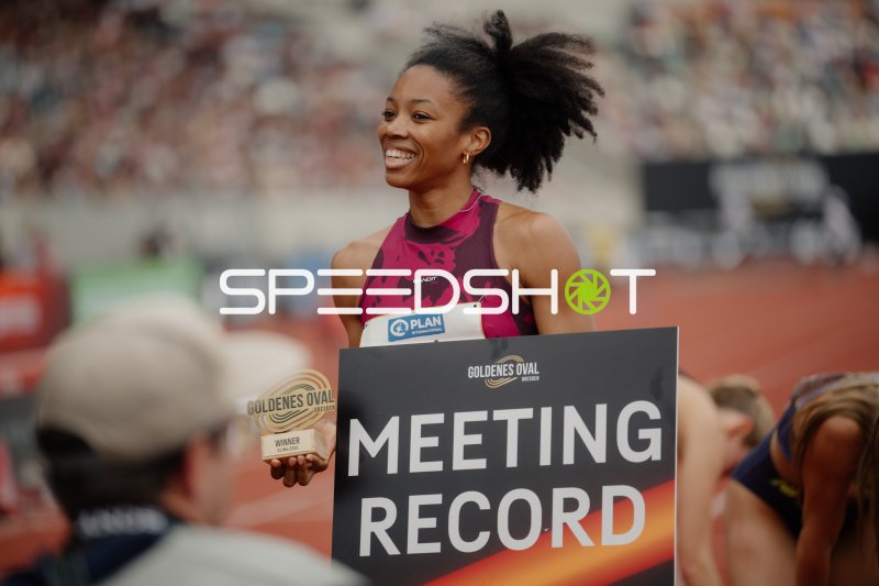Athletin feiert Meeting-Rekord beim Goldenen Oval Dresden