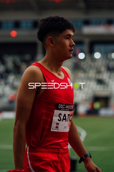 Athlet Sato (#111) beim DSC-Meeting in Dresden
