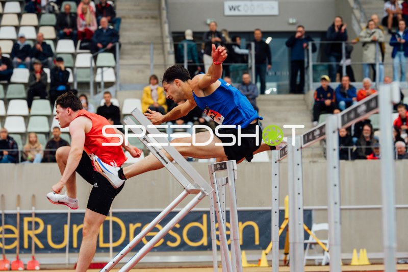 Legaz Alvaro überwindet Hürde beim Leichtathletik-Meeting in Dresden