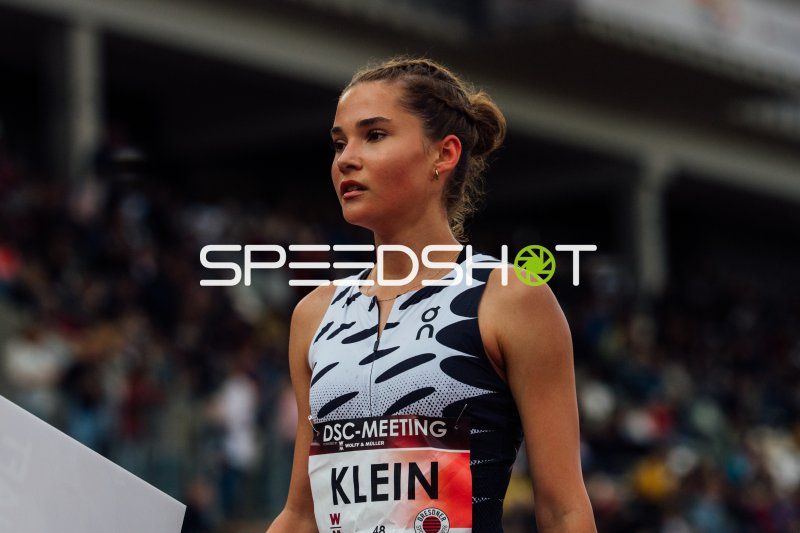 Athletin Klein beim DSC-Meeting in Dresden