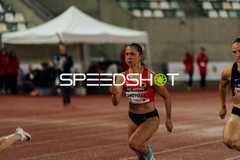Frenzel (#93; DSC) beim Sprint am DSC-Meeting Dresden