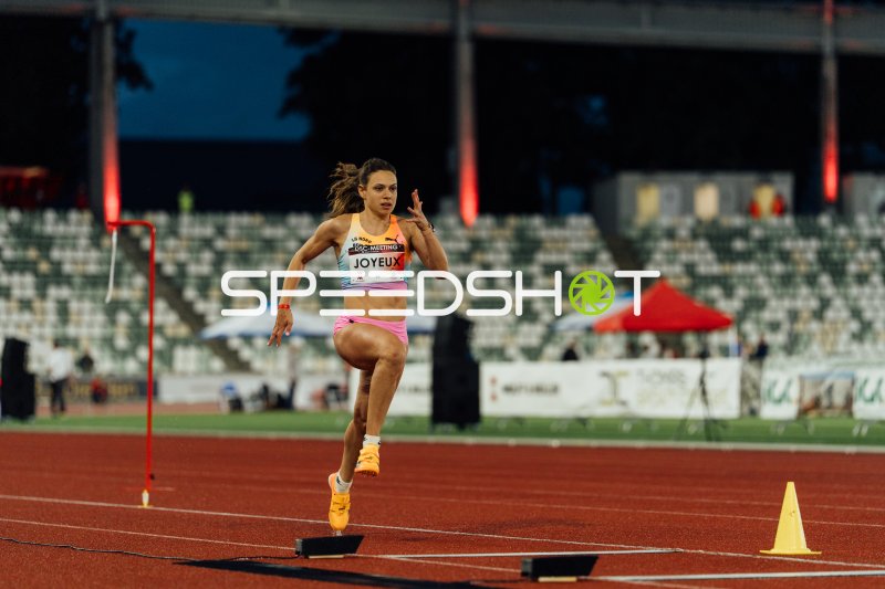 Joyeux beim Sprint im Heinz-Steyer-Stadion Dresden